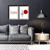WALLXPERT 2PKCT-012 Višenamenska Dekorativna Slika u Ramovima (2 Komada) | Eponuda.com