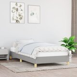  Okvir kreveta bez madraca svjetlosivi 90x200 cm od tkanine | shoptok.hr