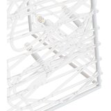  Akrilni ukrasni stožac s LED svjetlima topli bijeli 90 cm | shoptok.hr
