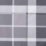  Jastuci za stolicu visoki naslon 4 kom sivi karirani od tkanine | shoptok.hr