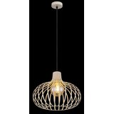 Globo 33370119 - Luster na sajli MATEO 1xE27/40W/230V bež | Eponuda.com