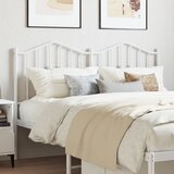 Maison Chic kovinsko posteljno vzglavje - vzglavna omarica - nočna omarica belo 140 cm, (21704888) | Shoptok.si