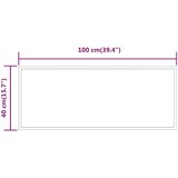  LED kupaonsko ogledalo 100x40 cm | shoptok.hr