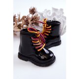 Boto Children's Boots Laquered With Zipper Black Tibbie | ePonuda.com