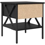  Noćni ormarić s ladicama Crni hrast 40 x 42 x 45 cm | Eponuda.com