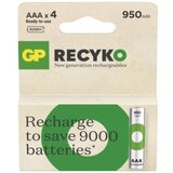 Gp polnilna baterija ReCyko, 950 mAh, HR03 (AAA), 4kos B25114 | Shoptok.si