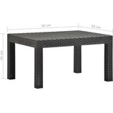 vidaXL vrtna miza antracitna 58x58x41 cm pp | Shoptok.si