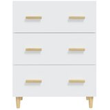  Komoda bijela 70 x 34 x 90 cm od konstruiranog drva | shoptok.hr