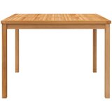 vidaXL Vrtni blagovaonski stol 110 x 110 x 77 cm od masivne tikovine | shoptok.hr