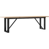  Stolić za kavu O-oblika 160x40x45,5 cm od borovine i čelik | shoptok.hr