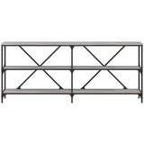  Konzolni stol boja hrasta sonome 180x30x75 cm od drva i željeza | shoptok.hr