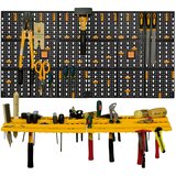  Zidni stalak za alat 500 x 1000 mm 50 kuka od PP-a | shoptok.hr