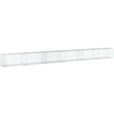  Gabionska košara s poklopcem 600x50x50 cm od pocinčanog željeza | shoptok.hr