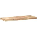  Plutajuće police 2 kom 80x30x4 cm Neobrađeno puno drvo akacije | Shoptok.si
