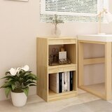 The Living Store Knjižna omara 40x30x71,5 cm trdna borovina - Knjižna Omara, (21431329) Cene