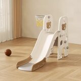 Feelkids Dečji tobogan sa košem “Meda-2” 145 cm (braon beli) ( 26197 ) Cene