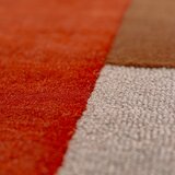 Flair Rugs Ciglasti ručno rađen vunen okrugao tepih ø 200 cm Mia Segment – | shoptok.hr