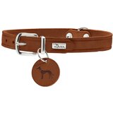 Hunter ogrlica za pse Aalborg XS 32 cm, koža konjak | shoptok.hr