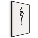  Plakat - Torch Shaped Like the Eiffel Tower 29.7x42 Crni okvir | shoptok.hr