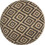  Ručno rađeni tabure od jute crni 45 x 30 cm | shoptok.hr