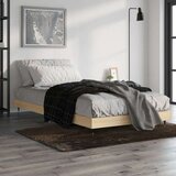 vidaXL okvir za krevet boja hrasta 100x200 cm od konstruiranog drva | shoptok.hr
