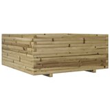 vidaXL Vrtno cvetlično korito 110x110x49,5 cm impregnirana borovina, (21229178) Cene