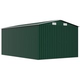 Vrtno spremište 257 x 392 x 181 cm metalno zeleno | Eponuda.ba