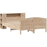 vidaXL Knjižna postelja brez vzmetnice 120x190 cm trdna borovina | Shoptok.si