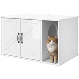  Mačja Kuća Sjajno bijelo 85 x 55 x 50 cm Konstruirano drvo | Eponuda.com