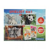 Clementoni Igračka puzzle 20-20-100 plus memori životinje 80284 | Eponuda.ba