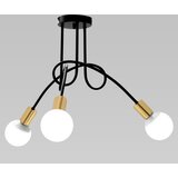 Toolight svjetiljka stropna paradise 3 crno zlato APP517-3C | shoptok.hr