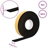  Samoljepljiva pjenasta traka 4 pcs Crna 30mm x 5m CR pjena | shoptok.hr