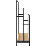 vidaXL Sušilnik za oblačila s polico artisan hrast 90 x 30 x 100.5 cm | Shoptok.si