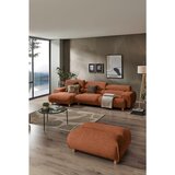 Lomoco KOTNA SEDEŽNA GARNITURA, velur terakota | Shoptok.si