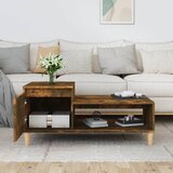 Stolić za kavu boja hrasta 100x50x45 cm konstruirano drvo | shoptok.hr
