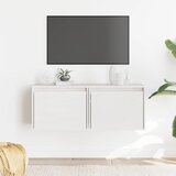 Maison Chic Stenska omarica - Zidna omarica 2 kosa bela 40x30x50 cm trdna borovina iu361, (22063424) | Shoptok.si