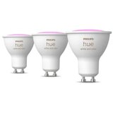 Philips LED žarnice v kompletu 3 ks z žarnico GU10, 6 W White and color ambiance – Cene