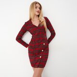 Mohito Obleka mini s karo vzorcem cene