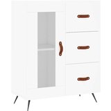  Komoda bijela 69,5x34x90 cm od konstruiranog drva | shoptok.hr