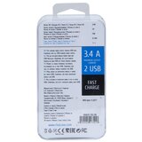 Rivacase avtopolnilec va4225 td2 3,4a + podatkovno polnilni kabel lightning apple iphone 13 | Shoptok.si