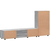  Set TV komoda s ladicama Siva Sonoma Konstruirano drvo | shoptok.hr