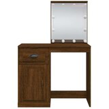  Toaletni stolić LED smeđa boja hrasta 90 x 42 x 132 5 cm | shoptok.hr