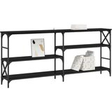  Konzolna stolica Crni hrast 180 x 29 x 76 5 cm metal PB - Crni hrast 180 cm | shoptok.hr