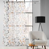 Douceur d intérieur Bijela prozirna zavjesa 140x280 cm Vahine – | shoptok.hr