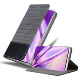 Cadorabo Case, združljiv s Samsungom v sivi črni barvi - zaščitni pokrov z magnetnim zapiranjem, stoječo funkcijo in režo za kartico, (20567690) Cene