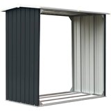  Vrtna ostava za drva od pocinčanog čelika 172x91x154 cm antracit | Eponuda.com