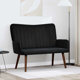 SOFA za dvije osobe Crna 115 x 61 x 87 cm Baršun | shoptok.hr