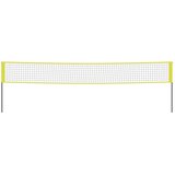  Mreža za odbojku žuto-crna 823 x 244 cm od PE tkanine | shoptok.hr