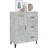  Komoda betonsko siva 69,5x34x90 cm konstruiran les, (20654811) | Shoptok.si