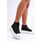 Kesi Women's high sneakers black Avis